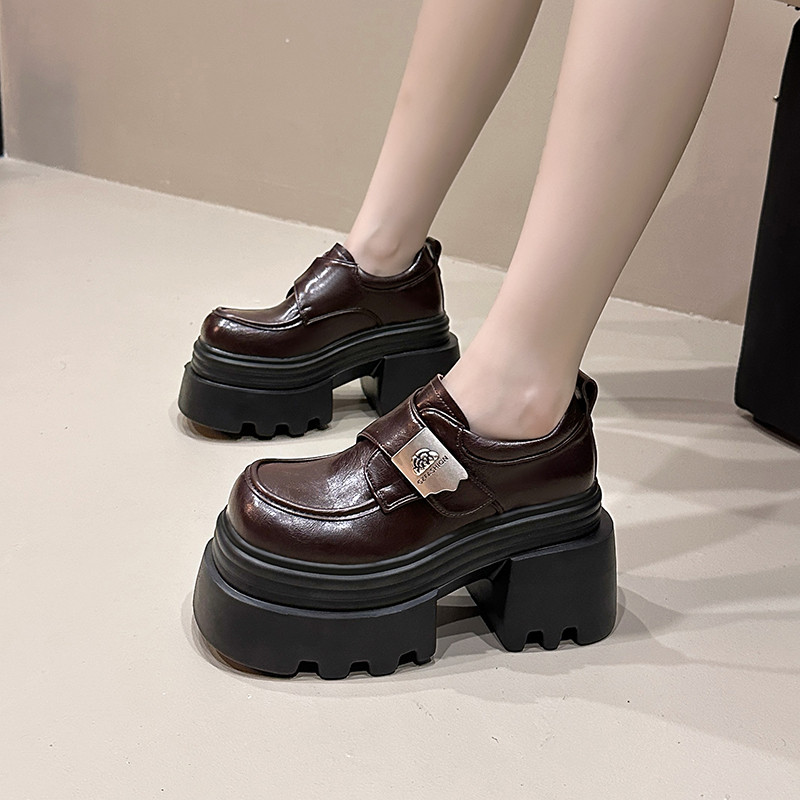 百搭小个子10cm增高2025春秋新款英伦风增高配裙子时尚厚底女短靴,淘宝优惠券,粉丝福利购,淘宝优惠卷