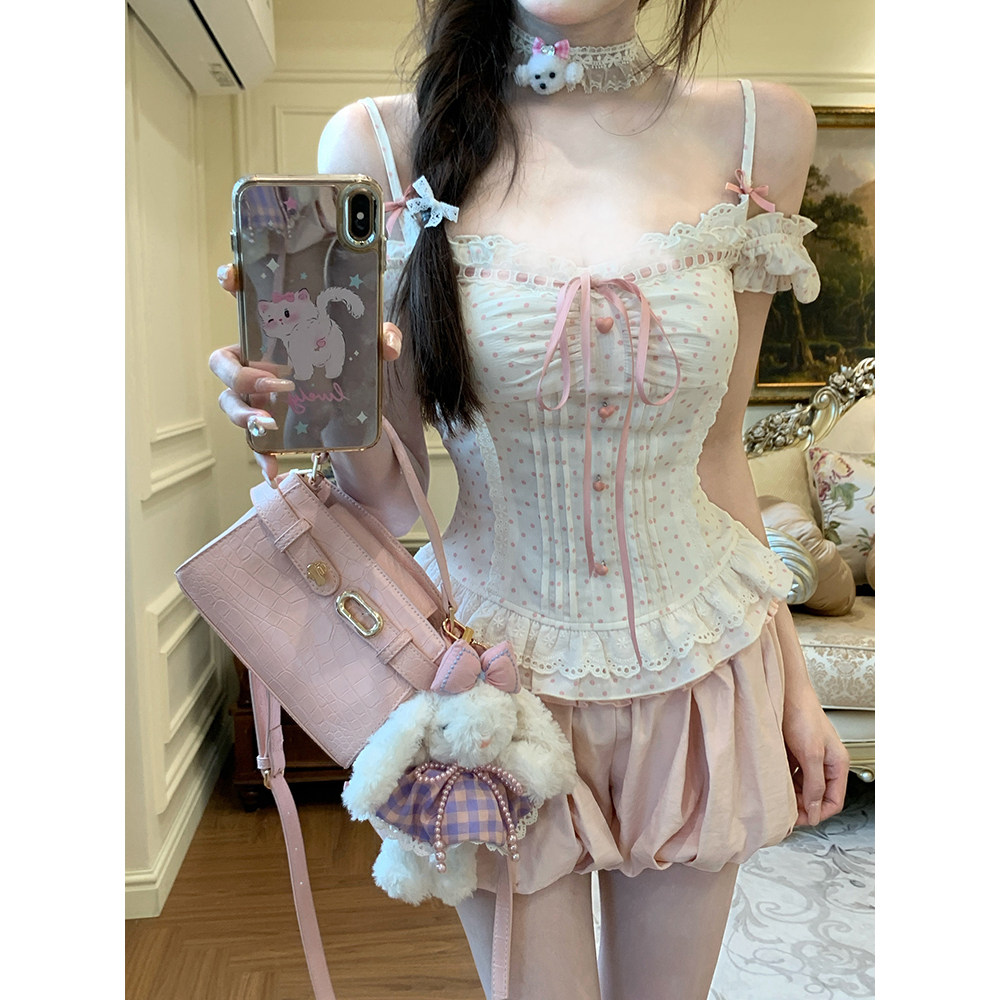 【瑞茜】甜梦物语 夏季千金公主纯欲风法式上衣R6816-1H,淘宝优惠券,粉丝福利购,淘宝优惠卷