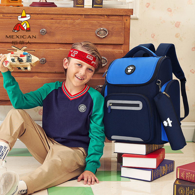 Mexican 稻草人 小学生书包 天猫优惠券折后￥51包邮（￥84-31） 多款可选