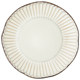 Alley End Retro irregular flat plate Good-looking Western food plate Steak plate Relief ceramic plate Household
