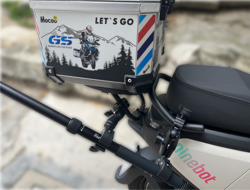 GoPro摩托车骑行支架车把保险杠Insta360X3 X4自拍杆固定配件 - 图1