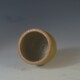 New style yellow glazed water basin antique curio for study room