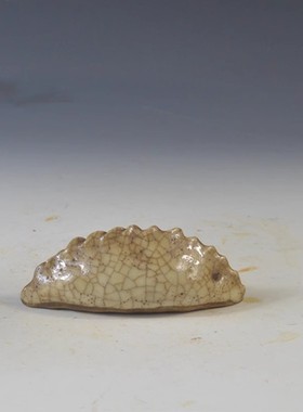 仿古瓷器 复古做旧南宋风格 哥窑开片文房砚滴 摆件 古董古玩老货