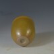 New style yellow glazed water basin antique curio for study room