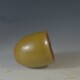 New style yellow glazed water basin antique curio for study room
