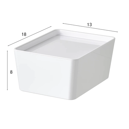 Ikea, ящик для хранения, пластиковая коробка для хранения, коробочка для хранения