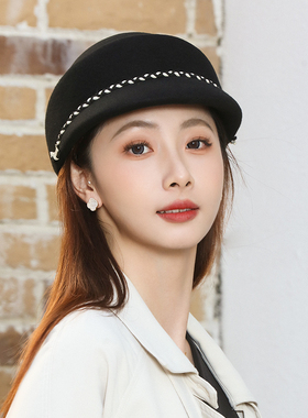 诗丹凯萨秋冬鸭舌帽子女休闲出游