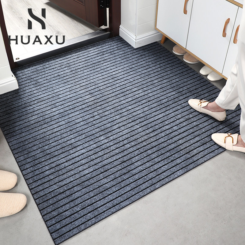 Entrance floor mat door cutting entrance hall outdoor home