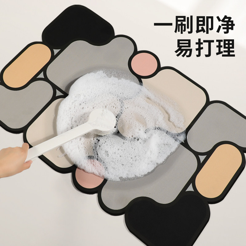 厨房防油吸水软地垫免清洗家用防滑硅藻泥脚垫耐脏防水垫子可擦洗,淘宝优惠券,粉丝福利购,淘宝优惠卷