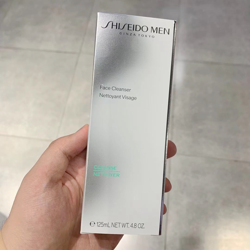 国内柜台Shiseido/资生堂男士洁面膏洗面奶清爽控油洁净补水125ml