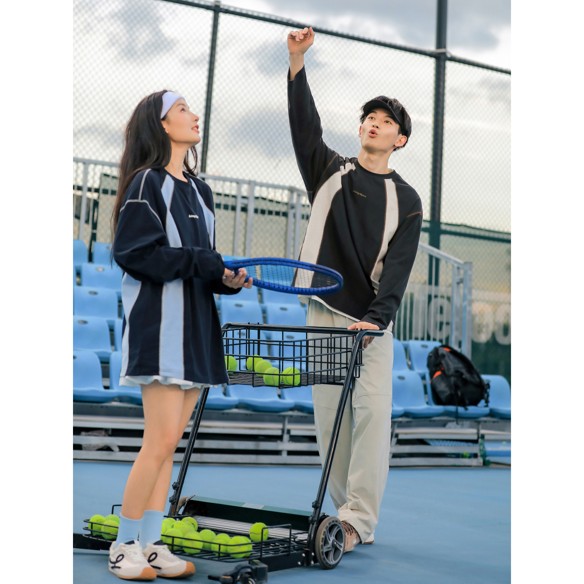 吕小虎ACTUP 美式街头防泼水休闲长裤男士秋季ins潮流耐磨直筒裤 - 图0