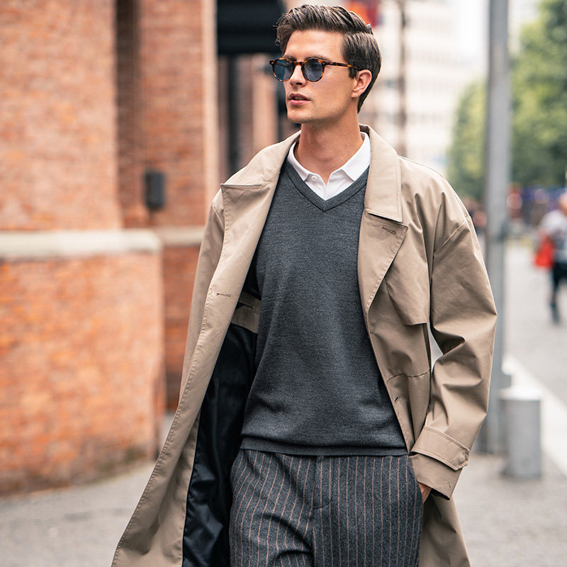 MrBu布先生商务V领针织羊毛背心男秋冬纯色无袖外穿上衣 BT11562,淘宝优惠券,粉丝福利购,淘宝优惠卷