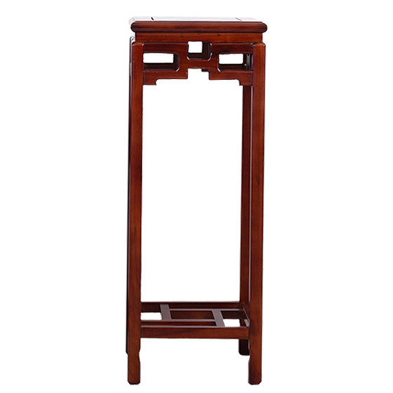 Chinese solid wood square 1.2 meter high multi-layer flower pot stand