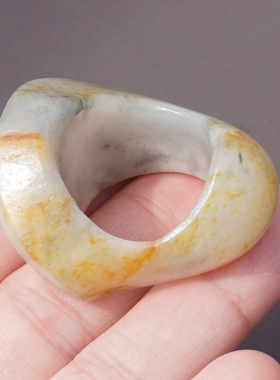 方言和田玉新疆黄沁皮白玉青花籽