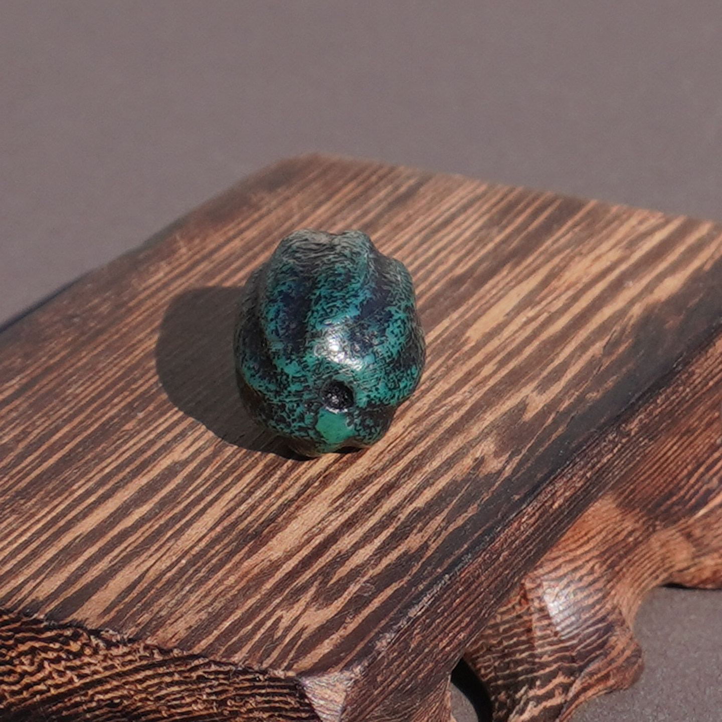 亏麻了方言放漏藏传南瓜纹老气包浆墨绿天珠玛瑙DIY高质感配饰A6,淘宝优惠券,粉丝福利购,淘宝优惠卷