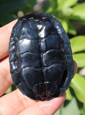 方言和田玉精品乌龟壳手把件挂件