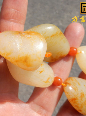 和田玉方言手链手串籽料原石