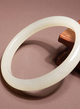 方言和田玉俄料高青白玉米黄手镯