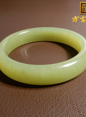 重量级方言和田玉精品收藏级新疆细腻油润且末黄口料卡56mm手镯X5