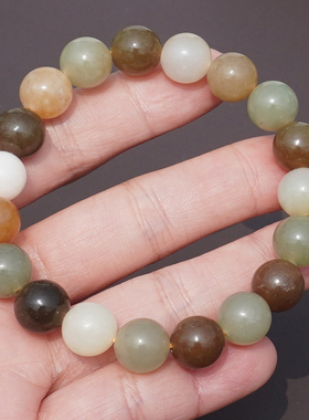 方言和田玉新疆糖玉白玉多宝手串