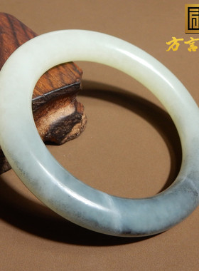 方言手镯手饰镯子和田玉青花