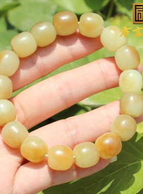 方言和田玉细润高脂糯糖白玉手串