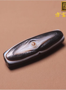 方言佩戴级风化老料天珠玛瑙