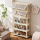Eleven-dimensional creamy-style figure storage cabinet