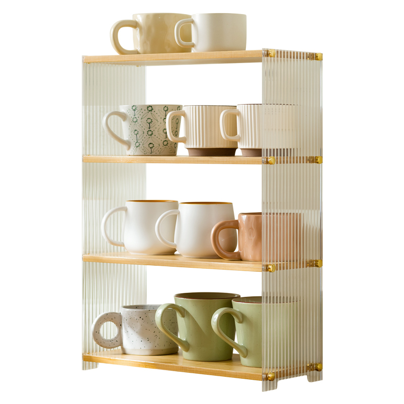 亚克力杯架轻奢水杯架子收纳水吧置物架马克杯咖啡茶杯茶具放置架,淘宝优惠券,粉丝福利购,淘宝优惠卷