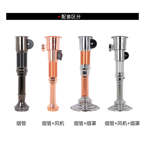 韩式烧烤伸缩排烟管火锅排烟罩烤肉排风管道抽油烟机净化设备商用 - 图2