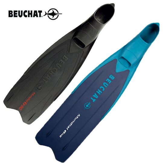 Beuchat mundial one-50 fins free diving long fins fins fishing and hunting super elastic fiber