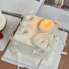 Baroque vintage Christmas cake decoration