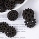 Gear wheel shape cookie cake decoration ornament paper cup baking dessert ice cream icy decoration