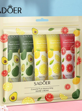 5Pcs Fruit Plant Hand Cream Hand Lotion Sets Hands Skin Care