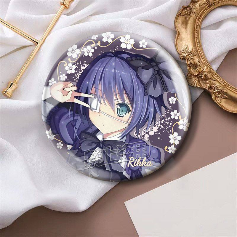 中二病也要谈恋爱同人小鸟游六花双闪吧唧谷子动漫徽章礼物周边,淘宝优惠券,粉丝福利购,淘宝优惠卷