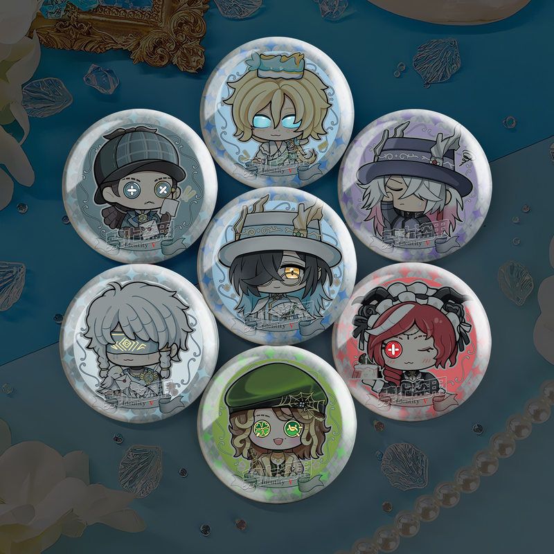 第五人格同人谷周边小女孩红夫人调酒师记者囚徒园丁医生先知吧唧 - 图0