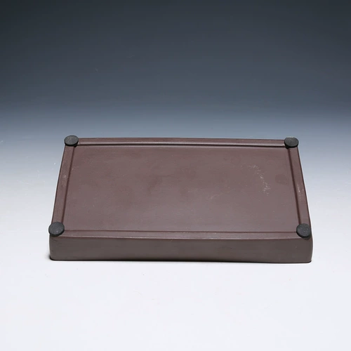 Yixing Zisha Ceramics Trust Curdine прямоугольная вода схема шасси шасси базовая подушка вода дно рокая бонсай цветочный горшок бесплатная доставка