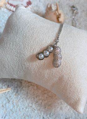 花生新加坡小红书爆款珍珠项链