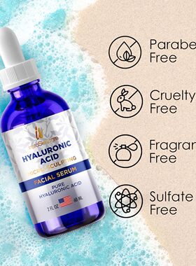 InstaSkincare Hyaluronic Acid Serum for Face (2 Oz)