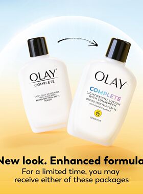 Olay Face Moisturizer, Complete All Day Moisturizer spf15 敏