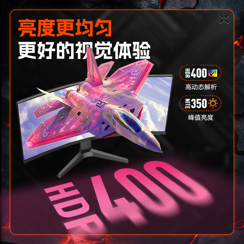 HKC带鱼屏34英寸准4K180HZ显示器32电脑超宽21:9大曲面屏幕CG343U - 图3