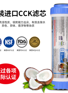 台湾CCKPP棉活性炭家用滤芯原装