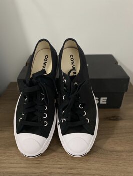 CONVERSE CONVERSE JACK PURCELL ເປີດ smile ເກີບຜ້າໃບຕ່ໍາສຸດເກີບ sneakers ບາດເຈັບແລະ 164056C