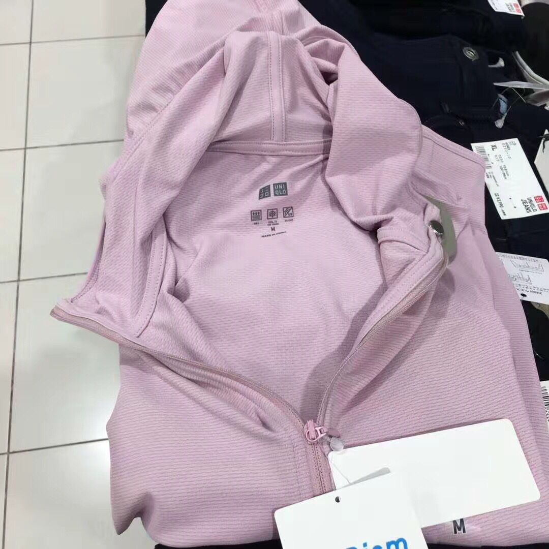 正品现货 uv 防晒衫吸汗防紫外线 airism 优衣库防晒衣服女 2018 日本版 正品现货 uv 防晒衫吸汗防紫外线 airism 优衣库防晒衣服女 2018 日本版