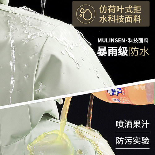 稻草人冲锋衣女2025新款秋冬季三合一户外防风羽绒内胆保暖外套男 - 图0