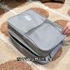 Double-layer travel shoe bag, large capacity, dustproof and breathable sports shoe storage bag, business trip portable shoe box and shoe cover