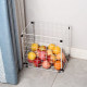Kitchen vegetables and fruit storage iron mesh hollow storage basket