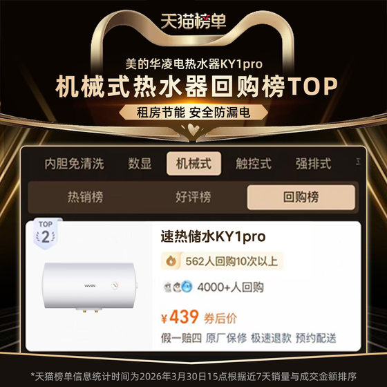 Midea small KY1pro electric water heater for single rental