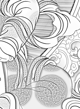 工笔画白描底稿唐卡藏地三空行母