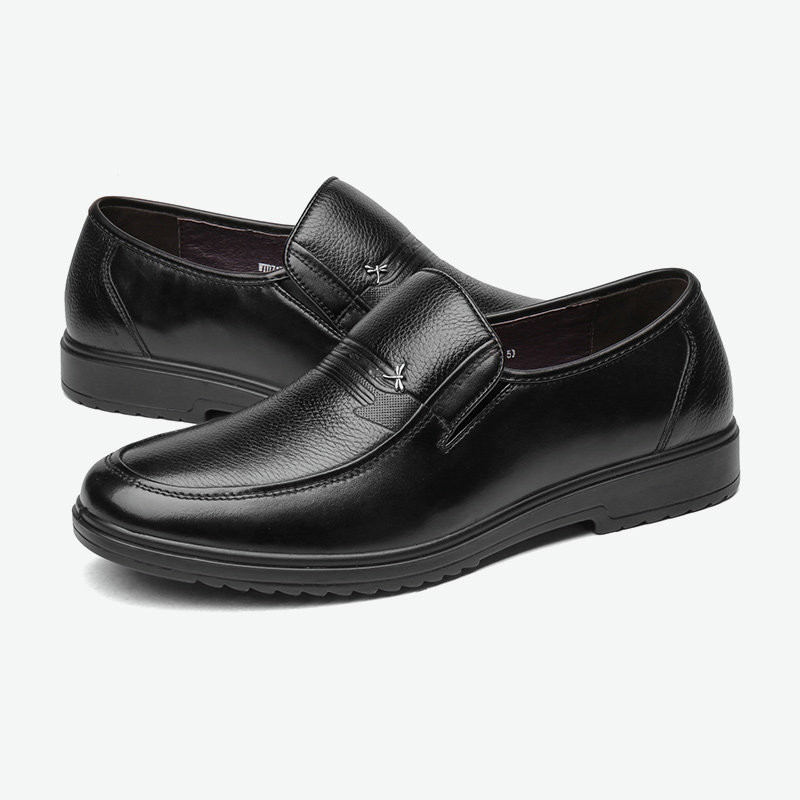 红蜻蜓秋季商务休闲男士职场爸爸鞋 红蜻蜓男鞋休闲皮鞋